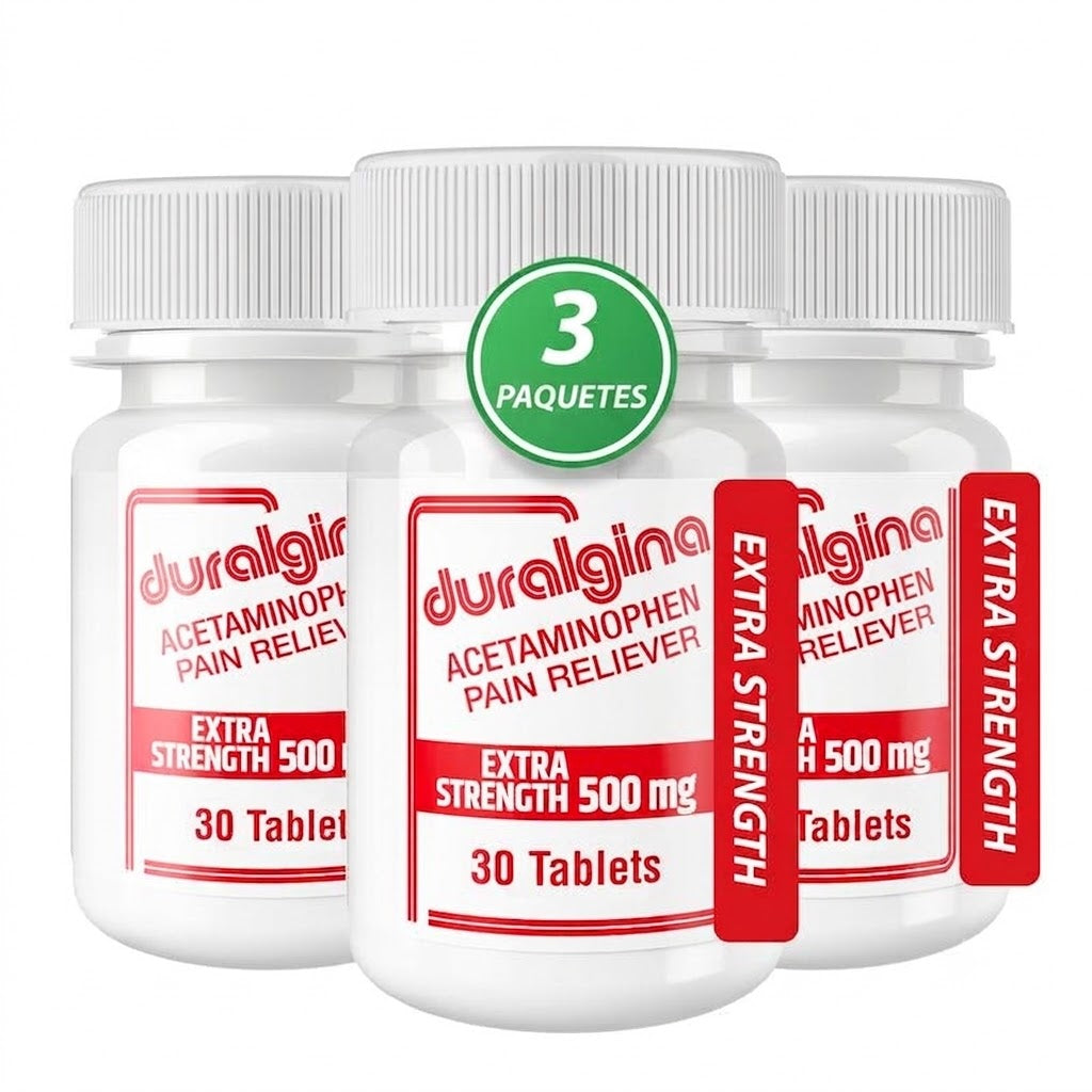 TryStrike Duralgina™ – Tabletas Extra Fuertes 500mg