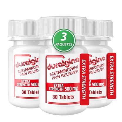 TryStrike Duralgina™ – Tabletas Extra Fuertes 500mg