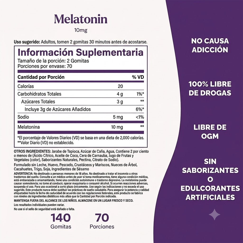 TryStrike Sleep™ – Gomitas de Melatonina para un Sueño Profundo